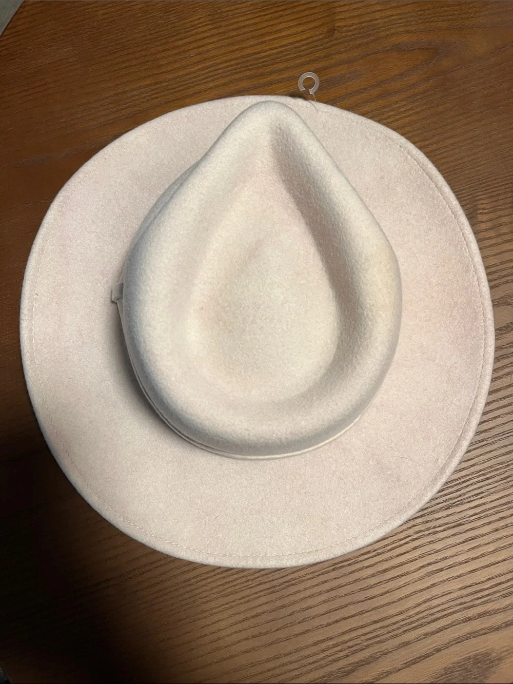 MOSSANT (NWOT) Paris Women's Light Pink Western Hat, Medium